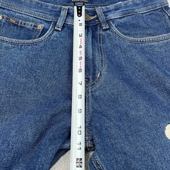 RARE Polo Ralph Lauren Jeans Mens Size 30 Polo Bear Hit Embroidered Y2K - Picture 4 of 16